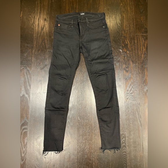 REDUCED! Hudson Designer Jeans . Krista Crop Skinny with Raw Hem. Size 26. - Picture 2 of 5